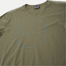 Load image into Gallery viewer, EA7, 3D Emblem Logo Olive T-Shirt
