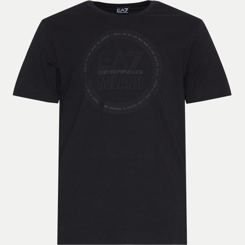 EA7, 3D Emblem Logo Black T-Shirt