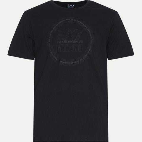 EA7, 3D Emblem Logo Black T-Shirt