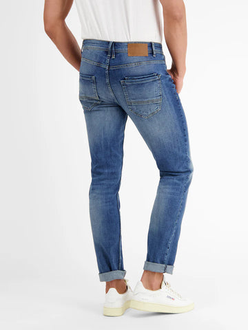 Lerros, Baxter 5-Pocket-Denim im Used-Look, RELAXED FIT, Comfort Stretch