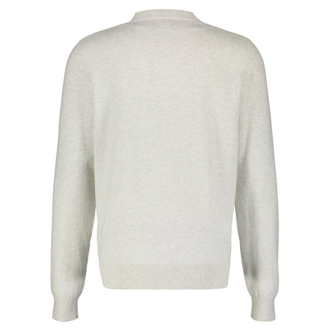 Lerros, Casual Flat Knit White Melange Pull Over