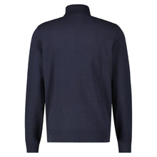 Load image into Gallery viewer, Lerros, Navy Turtleneck Flat Knit

