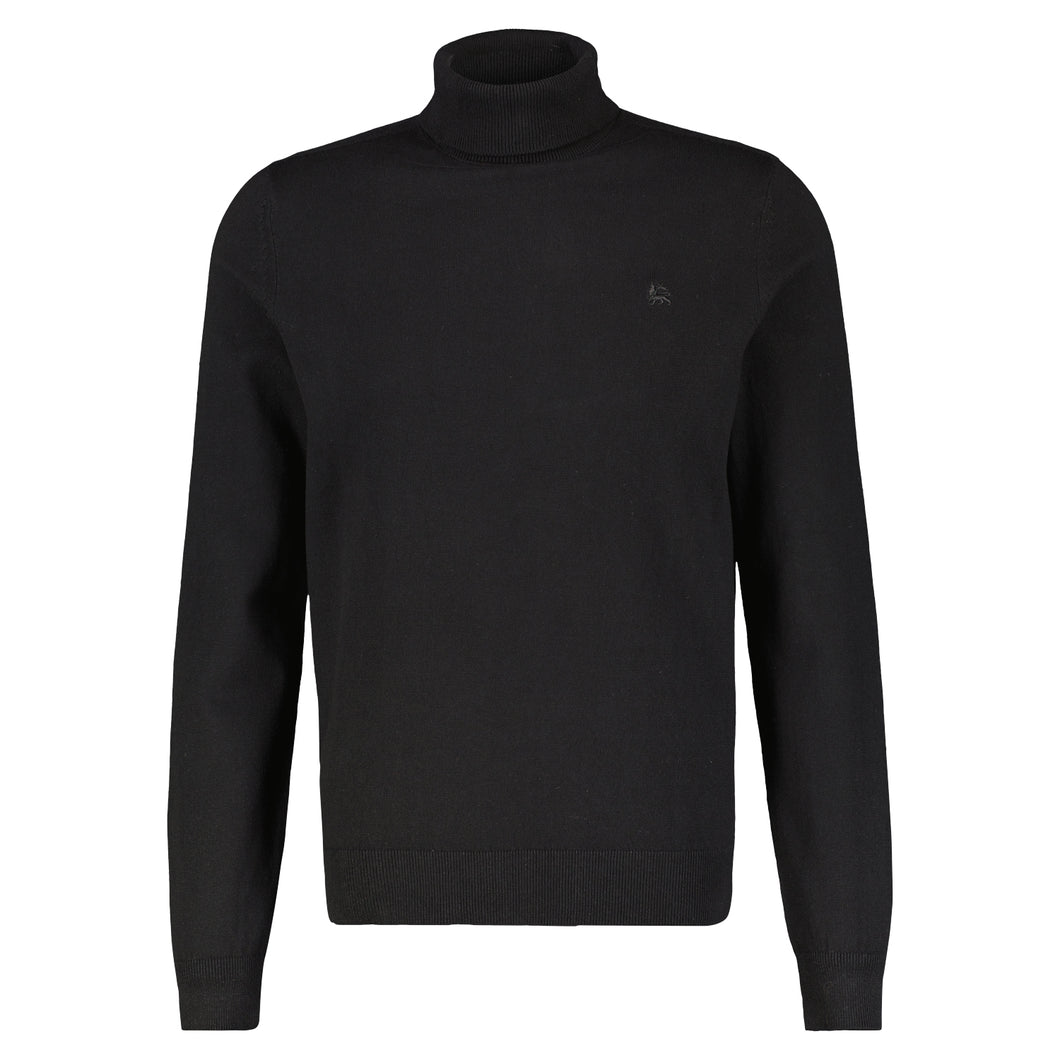 Lerros, Black Turtleneck Flat Knit