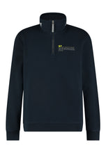 Load image into Gallery viewer, Gaastra, Half Zip Navy Sweater With Special Design On The Back
