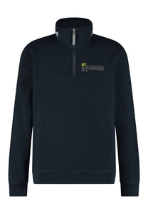 Gaastra, Half Zip Navy Sweater With Special Design On The Back