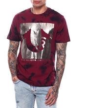 Load image into Gallery viewer, True Religion, Burgundy Tie Dye Graphic T-Shirt
