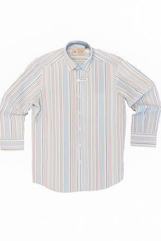 Gilbert Teckel,MultiColor Striped Shirt