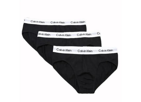 Calvin Klein, Cotton Stretch 3 Pack Hip Briefs Black/White