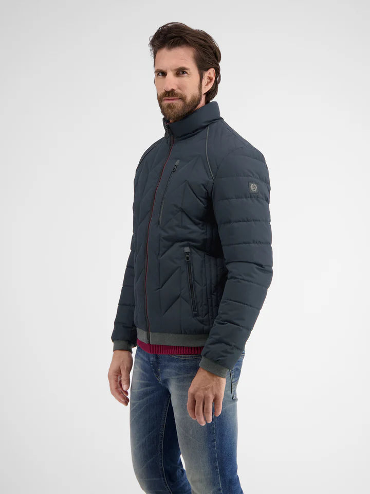 Lerros, Navy Quilted Blouson With Function