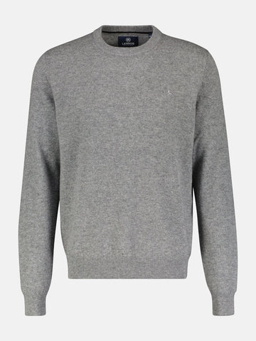 Lerros, Grey  Soft Virgin Wool & Cashmere Sweater