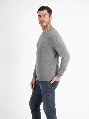 Lerros, Grey  Soft Virgin Wool & Cashmere Sweater