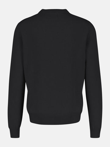 Lerros, Black Soft Virgin Wool & Cashmere Sweater