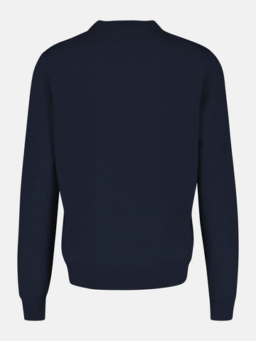 Lerros, Navy Soft Virgin Wool & Cashmere Sweater