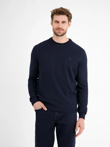 Lerros, Navy Soft Virgin Wool & Cashmere Sweater