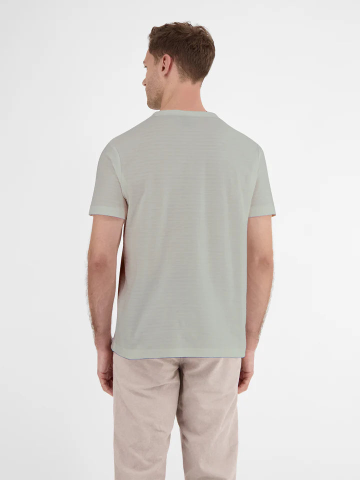 Lerros, Broken White T-shirt In Structured Quality