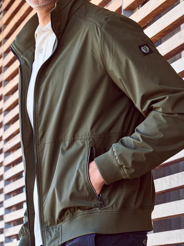 Lerros, Wind And Water-Repellent Olive blouson
