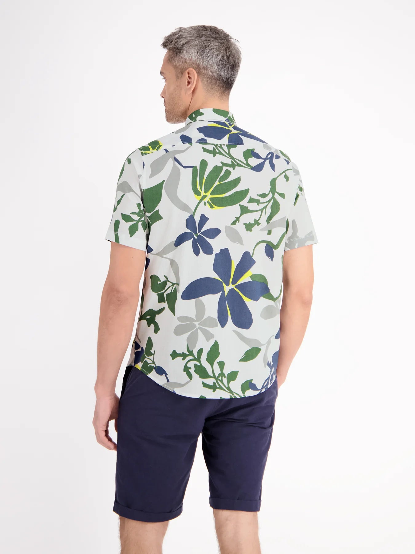 Lerros, White Hawaiian-Style Summer Shirt