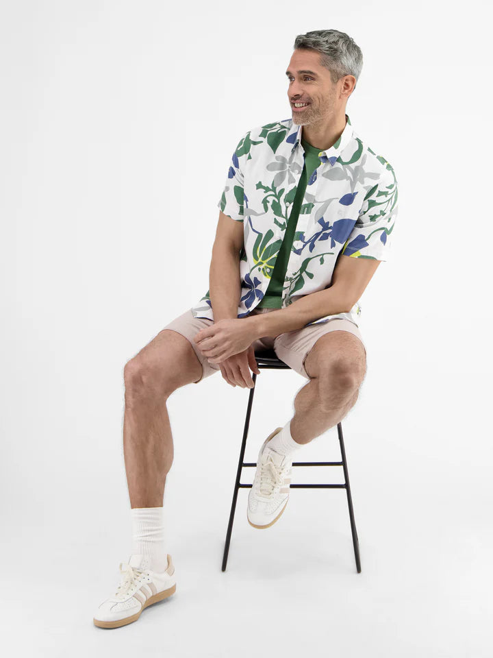 Lerros, Green Jersey T-shirt, Loosely Woven