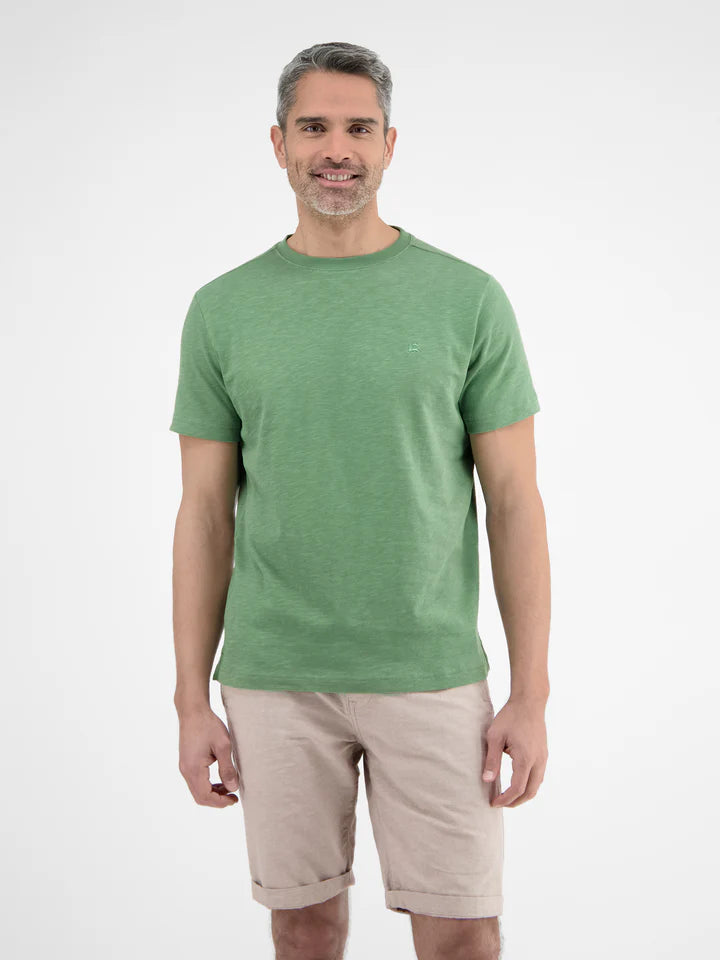 Lerros, Green Jersey T-shirt, Loosely Woven