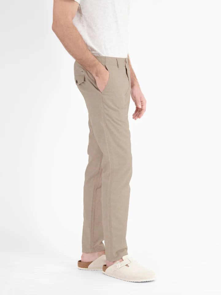 Lerros, Summery Beige Chino With Linen Content, RELAX FIT