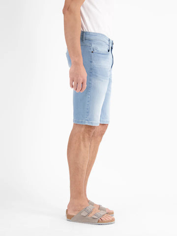 Lerros, Light Blue Denim Bermuda Shorts In Comfort Stretch