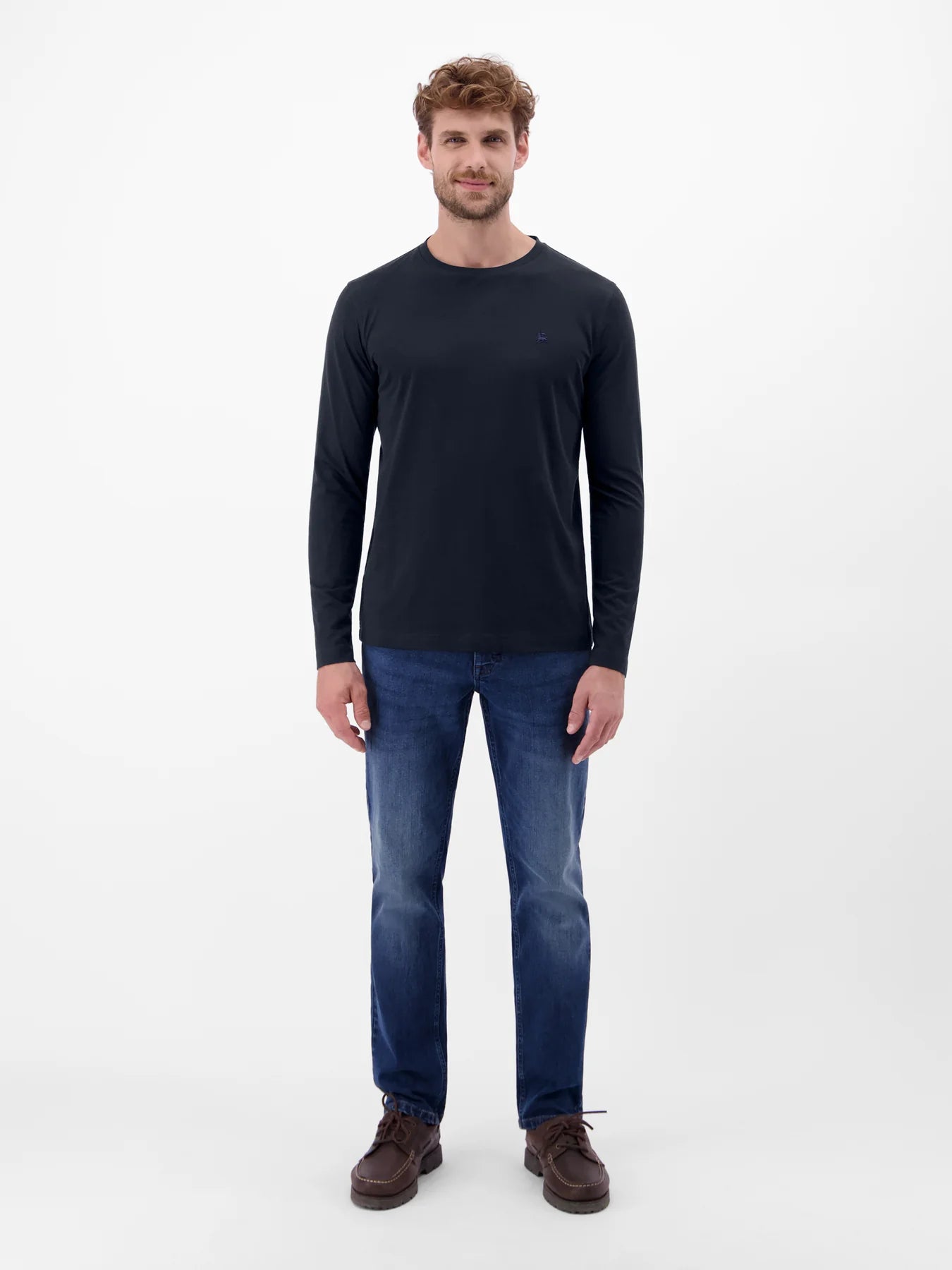 Lerros, Navy Long Sleeves Basic Tee