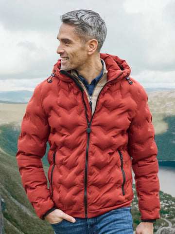 Lerros, Burnt Red Functional Quilted Jacket