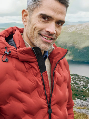 Lerros, Burnt Red Functional Quilted Jacket