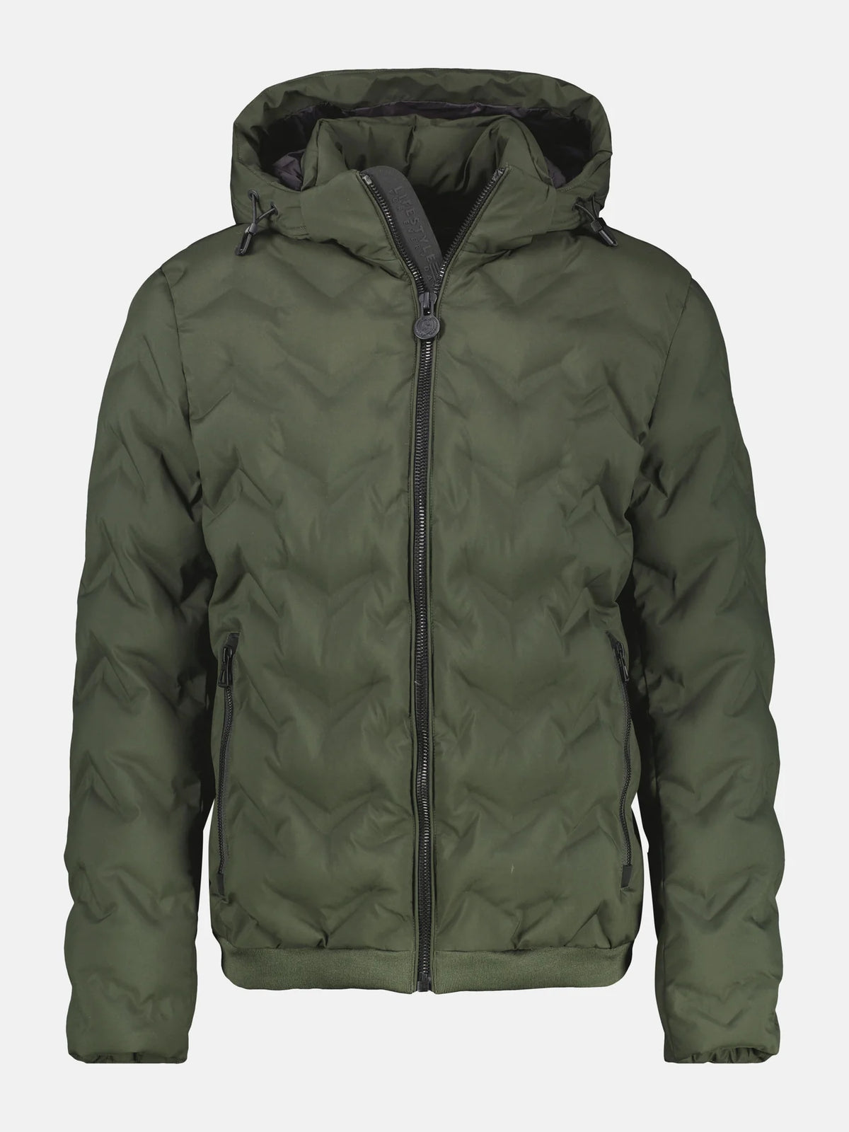 Lerros, Olive Functional Quilted Jacket
