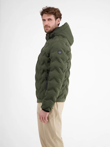 Lerros, Olive Functional Quilted Jacket