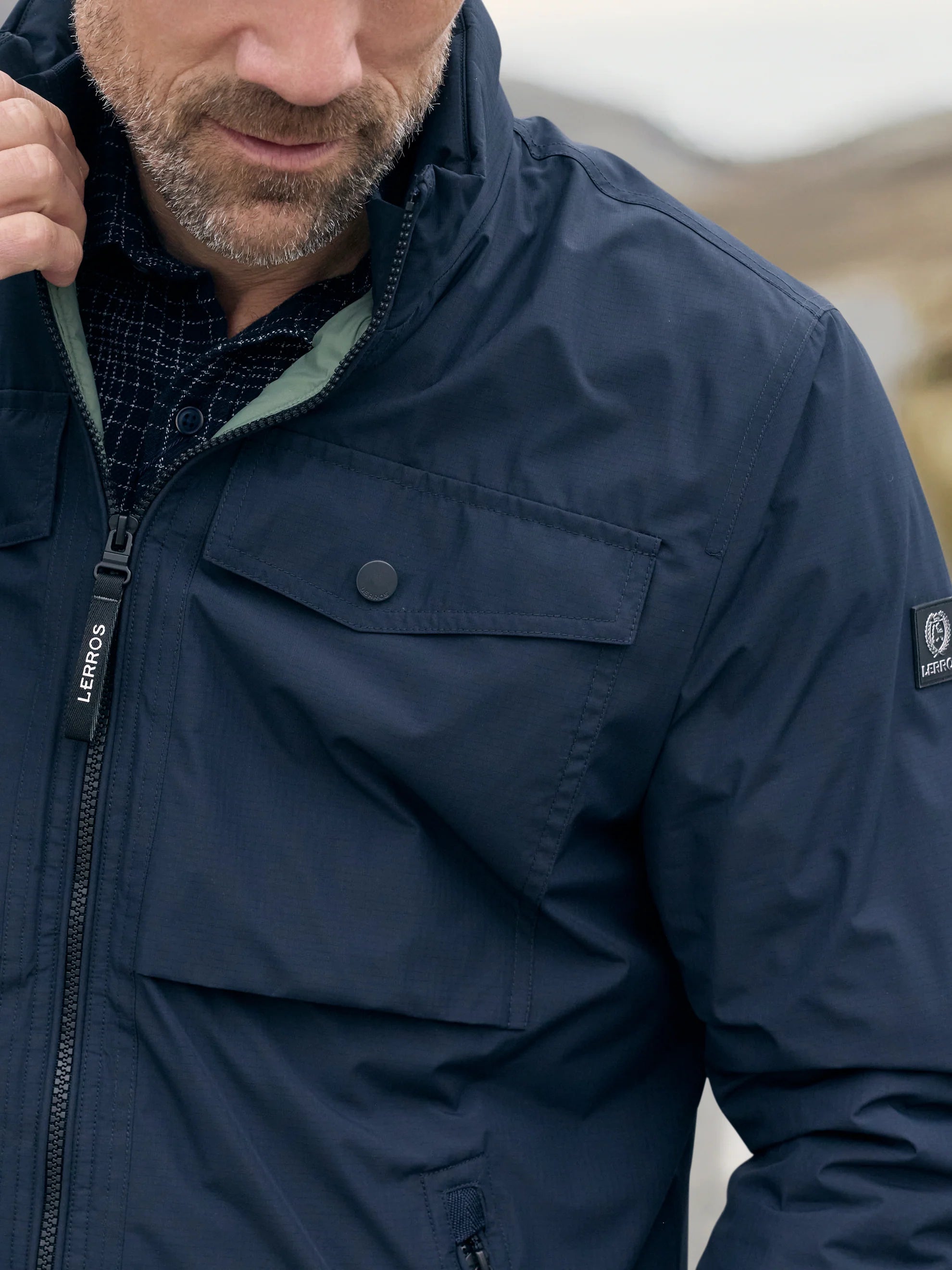 Lerros, Lightly padded blouson with high-fastening collar