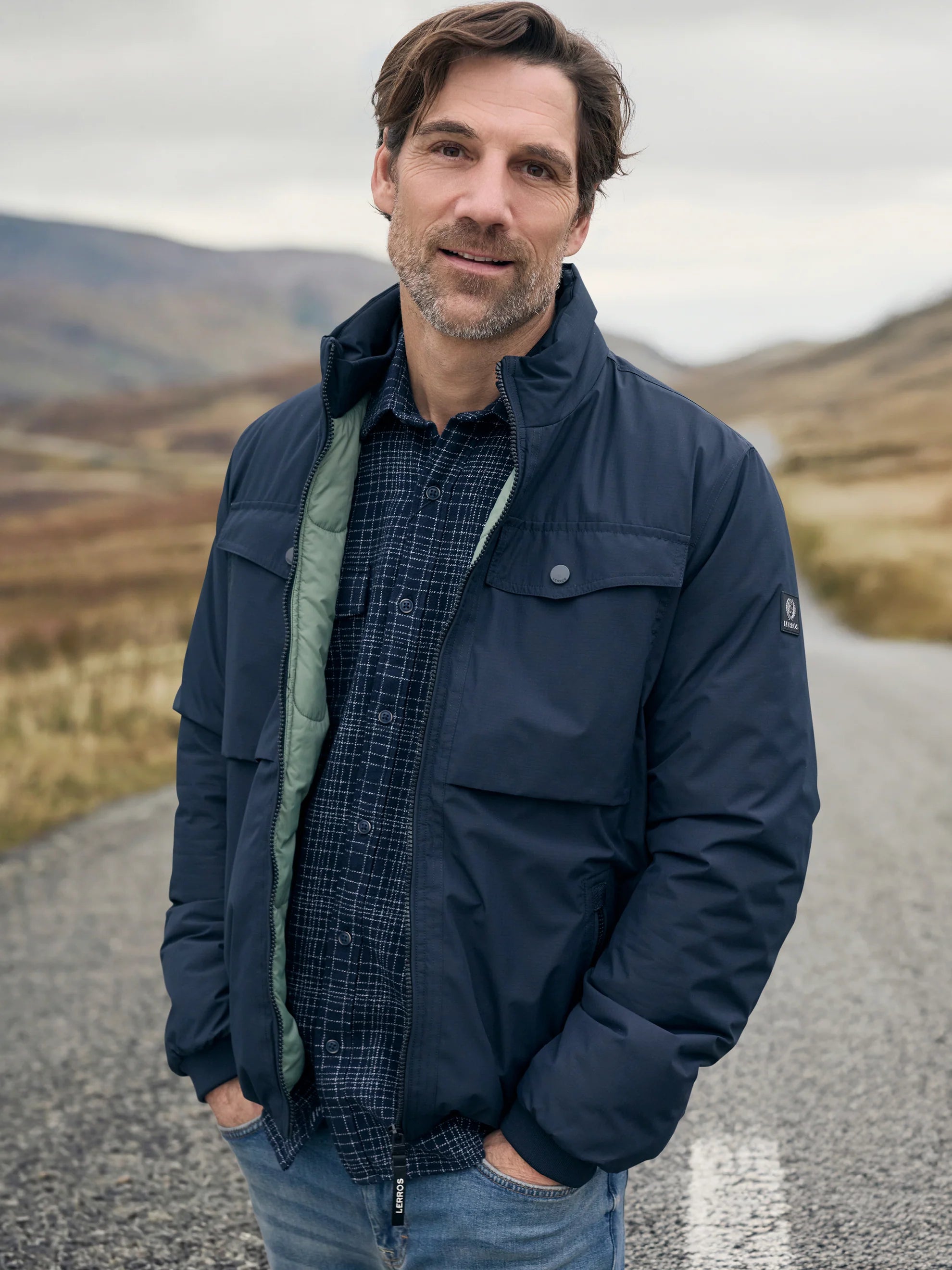Lerros, Lightly padded blouson with high-fastening collar