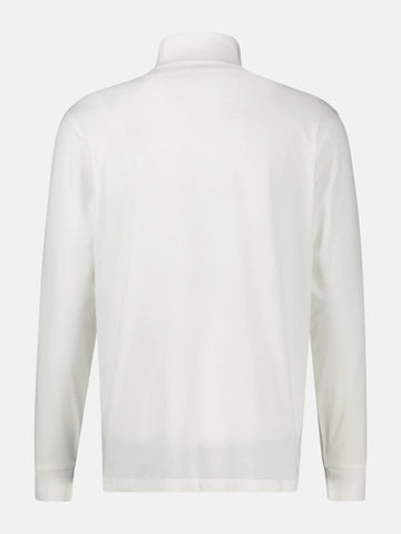 Lerros, Casual roll-neck T-shirt in pure cotton