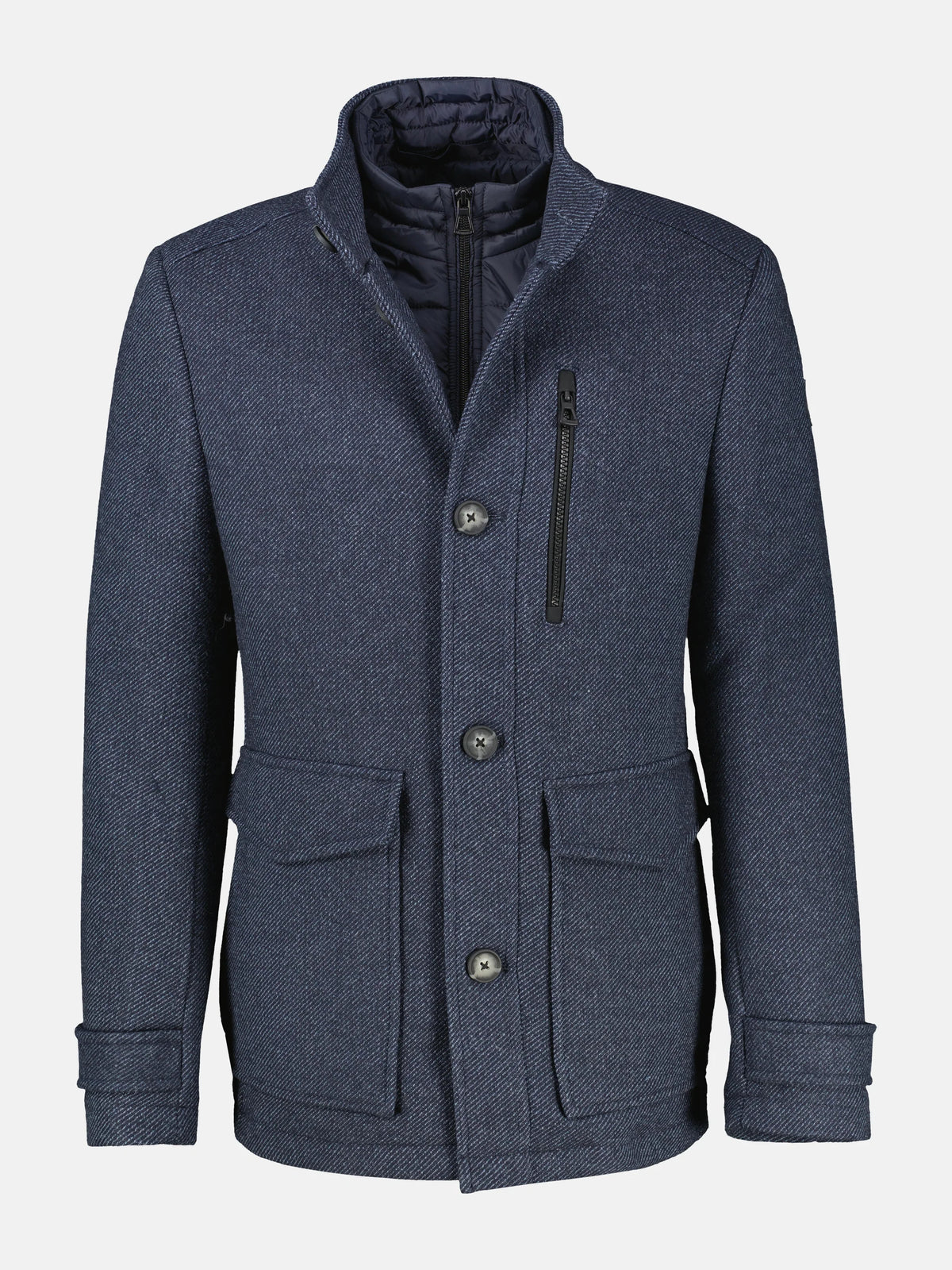 Lerros, Casual wool blend coat with detachable gilet