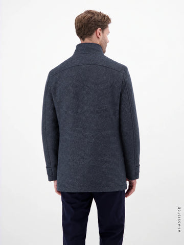 Lerros, Casual wool blend coat with detachable gilet