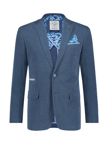 A Fish Named Fred, Dark Blue Pique Blazer