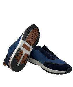 Pedro, Navy-Blue Sporty Sneakers