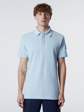 Load image into Gallery viewer, North Sails By Maserati, Blue Grey Technical Pique Polo Shirt
