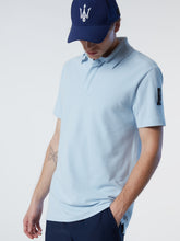 Load image into Gallery viewer, North Sails By Maserati, Blue Grey Technical Pique Polo Shirt
