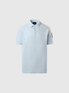 North Sails By Maserati, Blue Grey Technical Pique Polo Shirt
