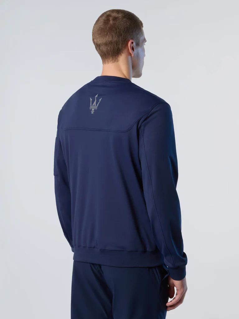 North Sails By Maserati, Navy Crewneck Sweatshirt