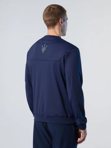 North Sails By Maserati, Navy Crewneck Sweatshirt