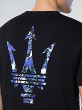 Load image into Gallery viewer, North Sails By Maserati, Black T-shirt With Trident Print
