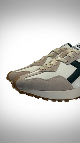 Gilbert Teckel, White and Beige  Shoes