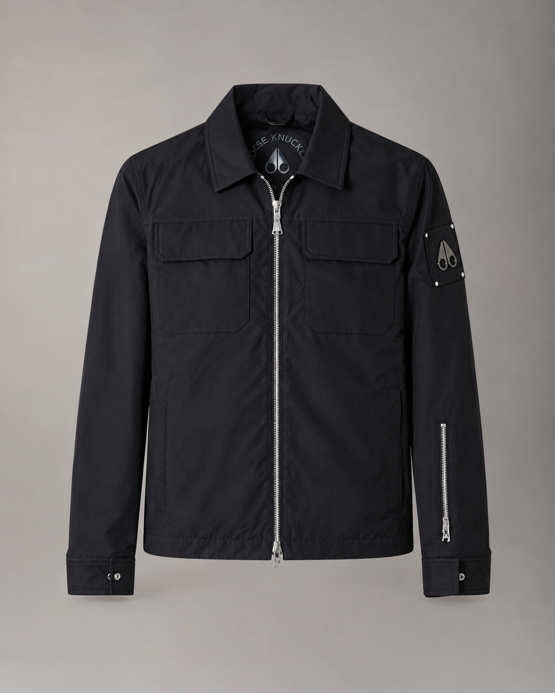 Moose Knuckles, Black Jacques Shirt  Jacket