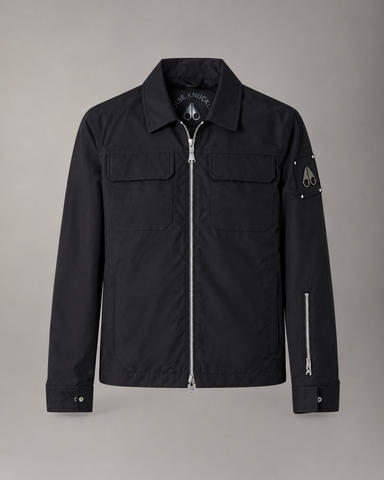 Moose Knuckles, Black Jacques Shirt  Jacket