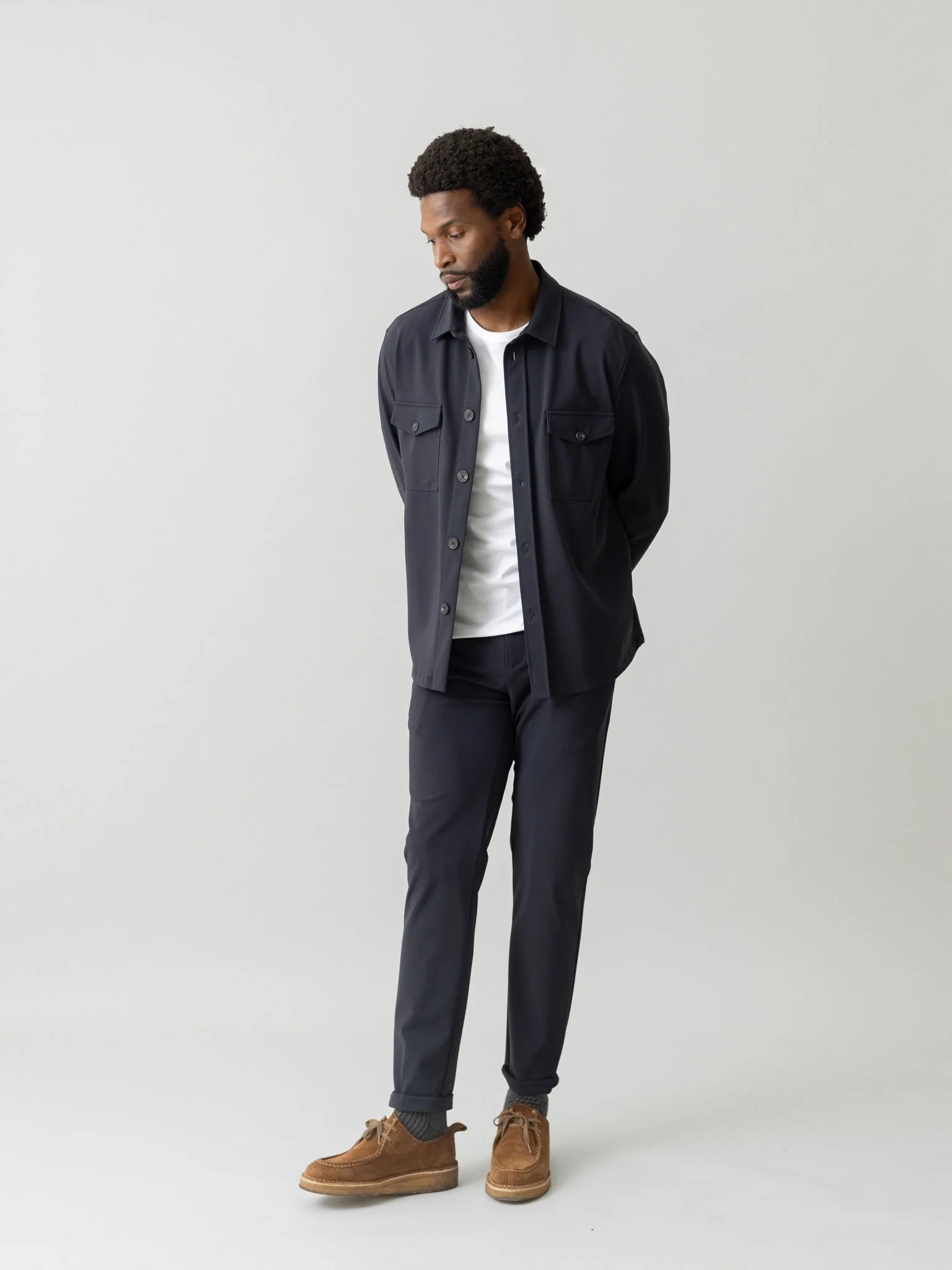 Mos Mosh, Navy Traver Overshirt