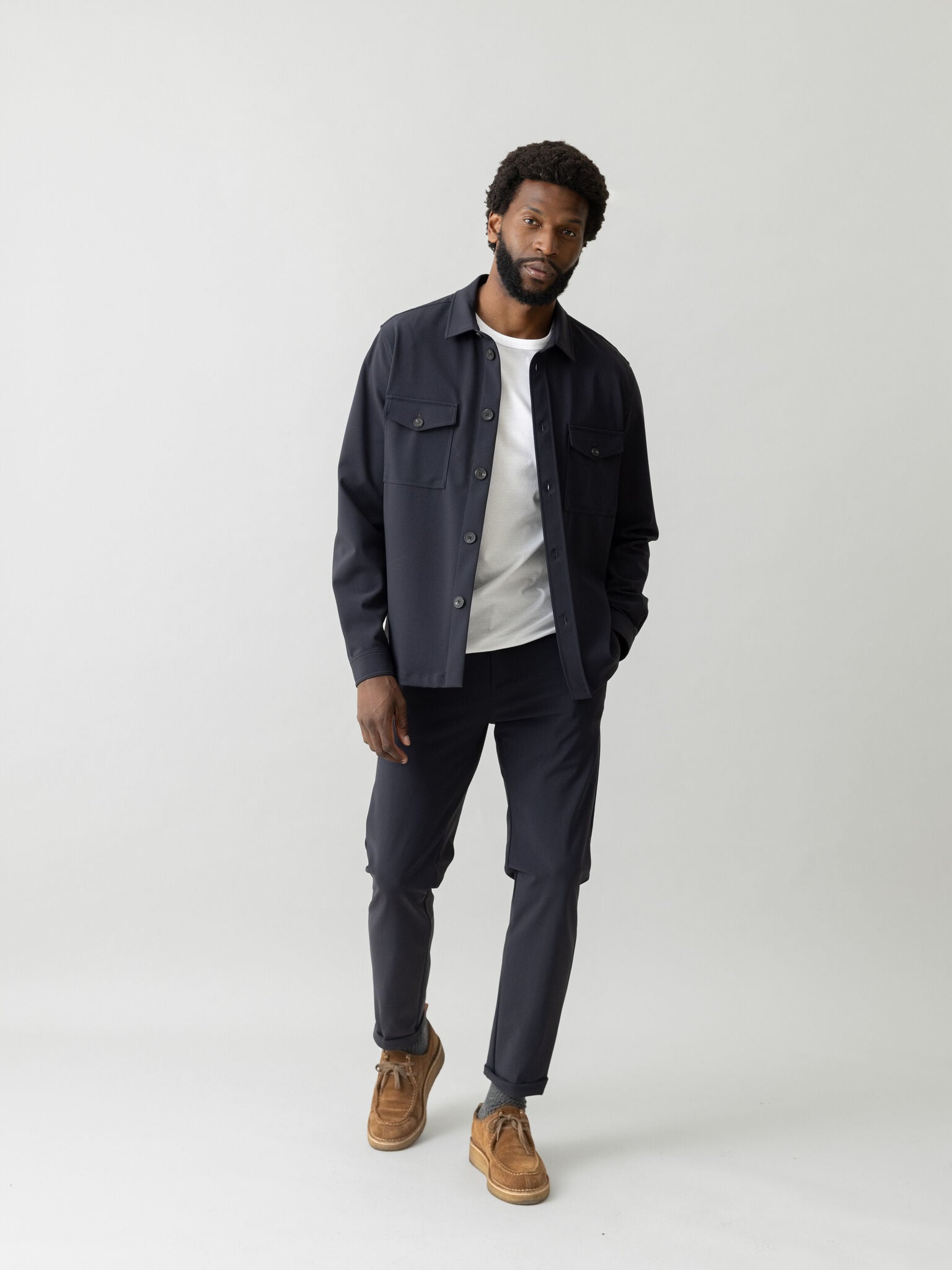 Mos Mosh, Navy Travel Pants