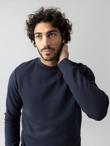 Mos Mosh, Navy Crew Neck Sweater