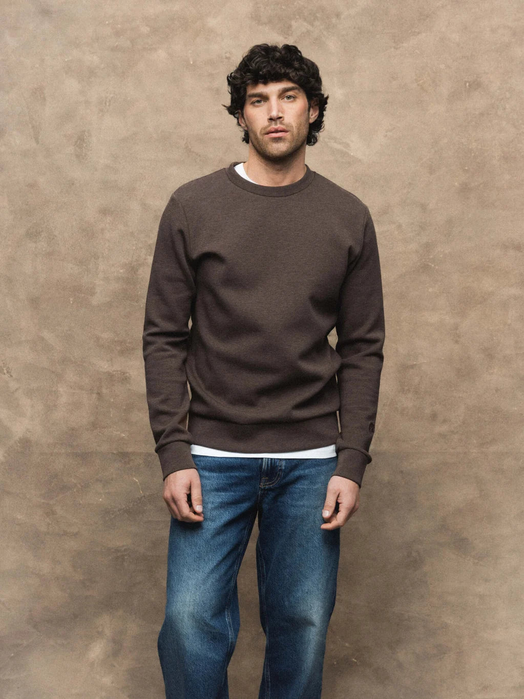 Mos Mosh, Brown Crew Neck Sweater